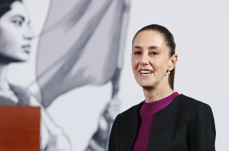 La presidenta de México defiende a Canadá luego de que Trump llamó “gobernador” a Trudeau