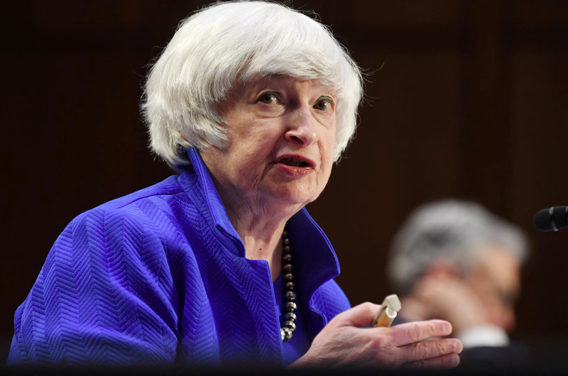 Yellen anticipa que inflación en EEUU no se normalizará hasta finales de 2022