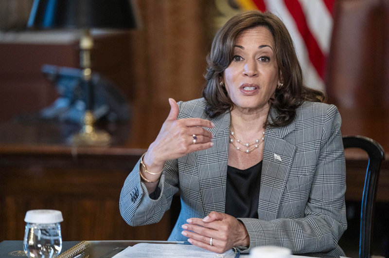 Kamala Harris iguala el récord de desempates por un vicepresidente en el Senado de EE.UU.