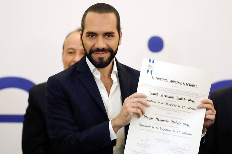 Dará EUA total apoyo a gobierno salvadoreño de Nayib Bukele