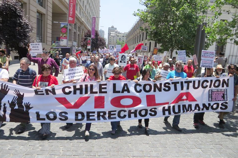 Presentan reporte de violaciones a Derechos Humanos en Chile