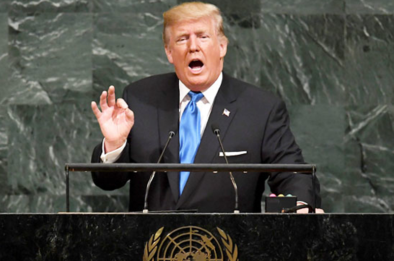 Trump fustiga a China, Irán y Venezuela en ONU