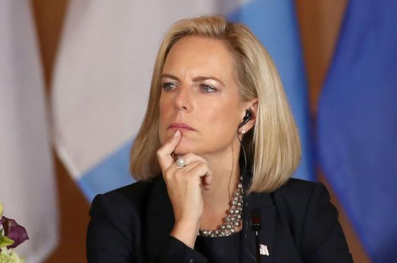 Secretaria de Seguridad Interna de EUA Kristjen Nielsen deja el cargo