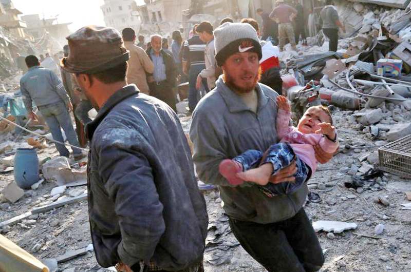 Siria acusa a EUA de crímenes de guerra por bombardeos en su territorio