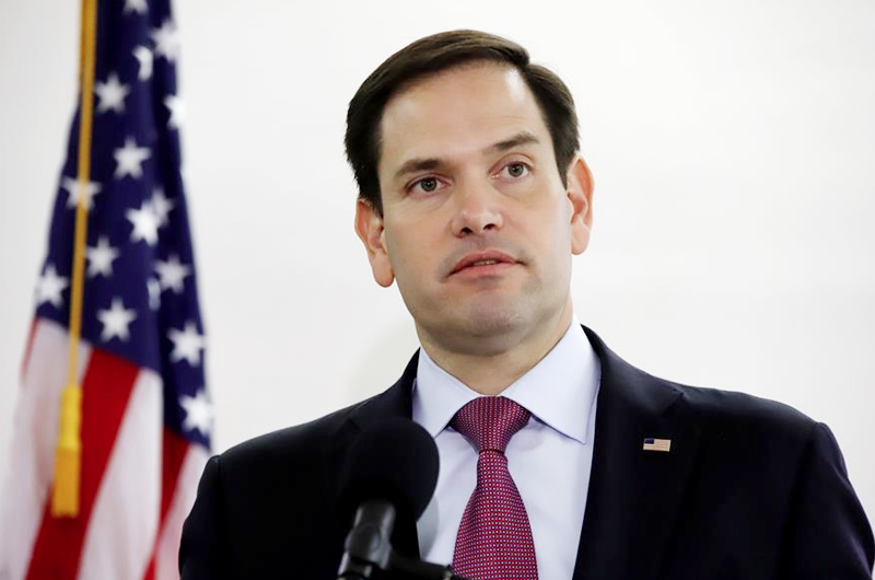 Senador Marco Rubio dice que el juicio a Trump puede convertirlo en 