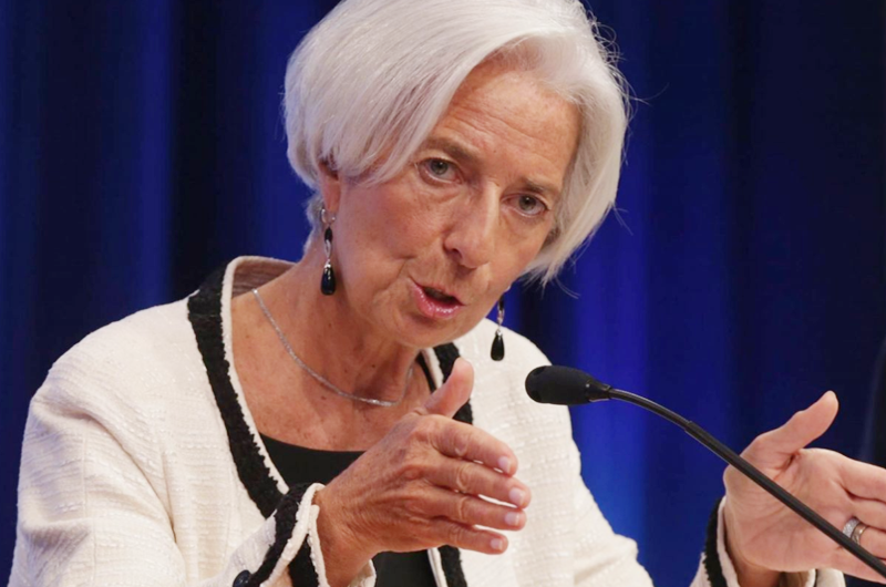 Tensión comercial China-EUA amenaza al mundo, dice Lagarde
