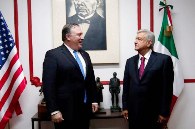 México y Estados Unidos socios, aliados y amigos: Pompeo 