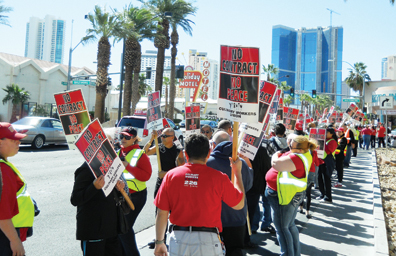 Piden trabajadores de culinaria y cantineros firmar nuevo contrato