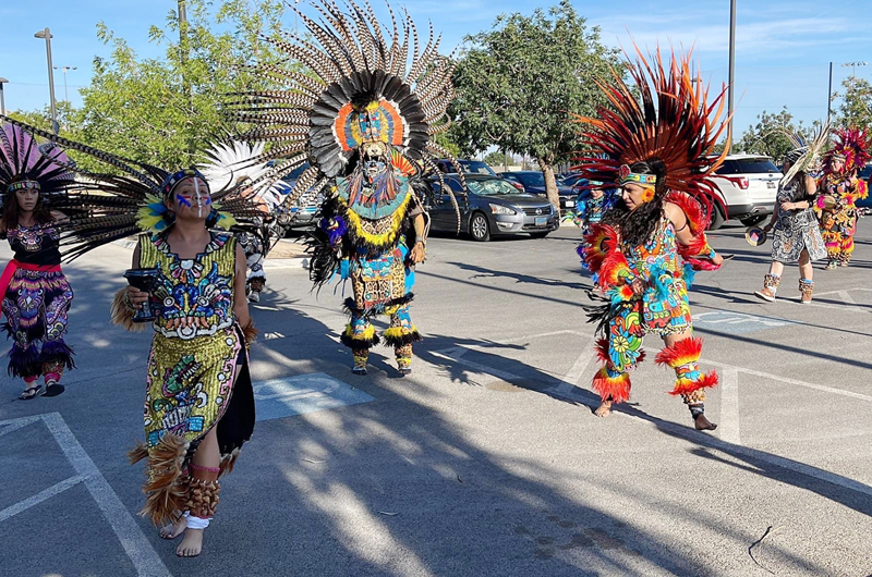 Historia en el Freedom Park por el 160 Aniversario de la Batalla de Puebla