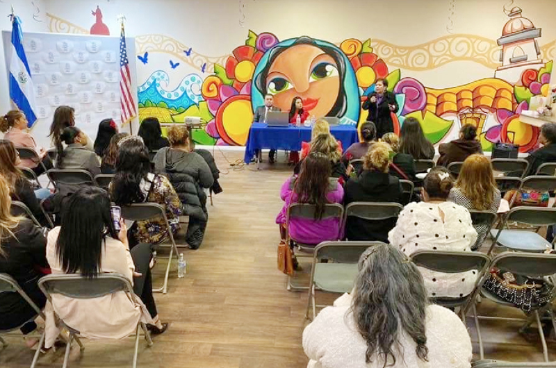 En consulado de El Salvador celebraron Día Internacional de la Mujer