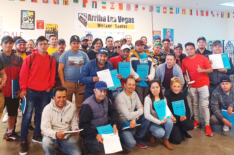 Arriba LV Worker Center ofrece talleres sobre sistema de protección anti caídas