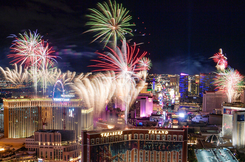 Las Vegas recibirá el 2024 con entretenimiento incomparable y muchos fuegos artificiales