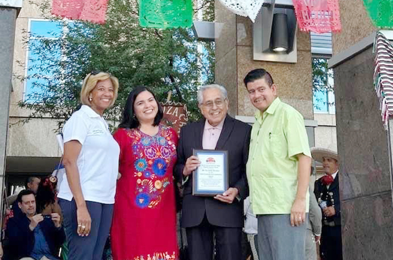Fernando Romero y su ‘Eddie Escobedo Leadership Award’