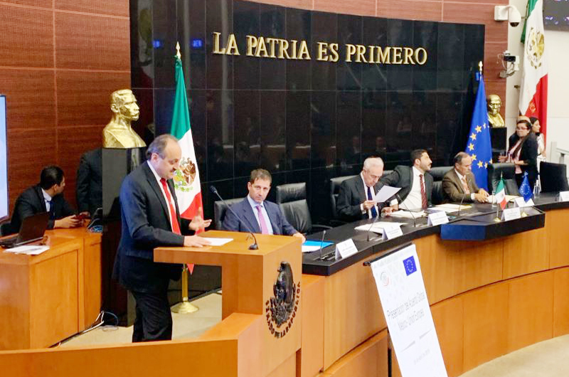 Presentan a senadores acuerdo  México-UE, el más moderno de su tipo