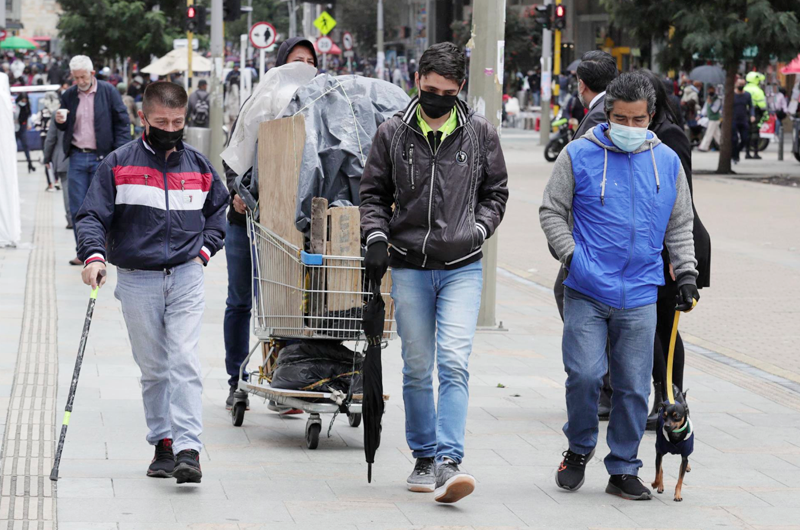 Colombia sigue anotando cifras por debajo de 300 contagios diarios de covid