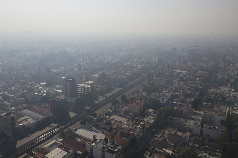 Activada una alerta por contaminación del aire en Ciudad de México debido a la pirotecnia 