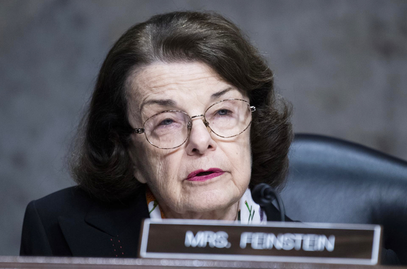 La senadora Dianne Feinstein fue hospitalizada brevemente tras sufrir “caída leve”