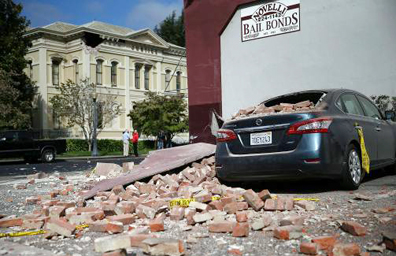 Sismo causa daños y heridos en norte de California