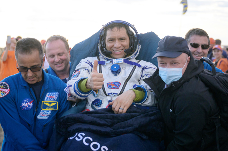El astronauta hispano Frank Rubio está casi al 100 % recuperado tras récord en el espacio 