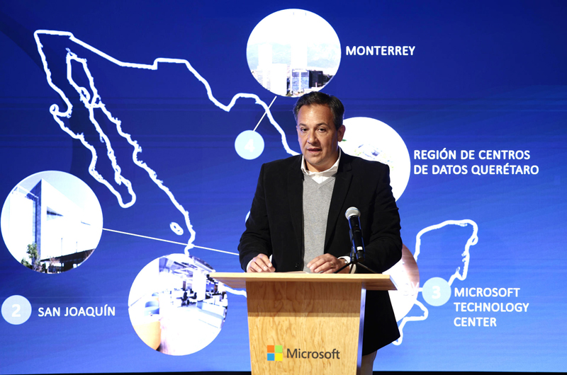Microsoft México abrirá un centro de datos en Querétaro este año