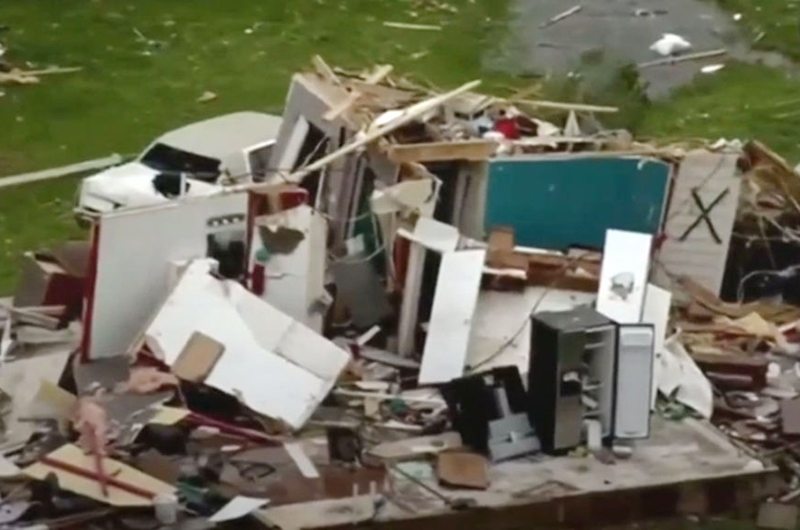 Tormentas en Texas y Misisipi dejaron ocho muertos y decenas de heridos