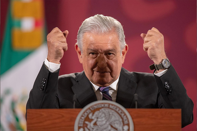 El presidente de México celebra resultados de la primera vuelta en Francia