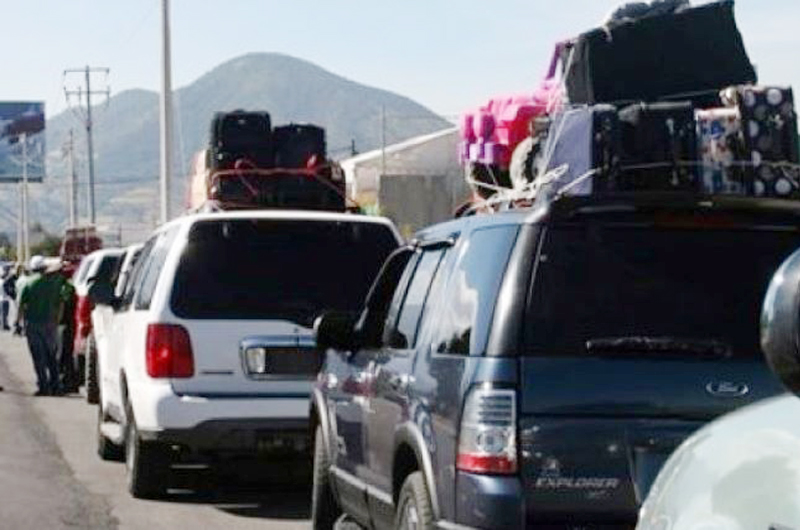 Por retorno de paisanos Migración vigilará ruta Nuevo Laredo-Querétaro