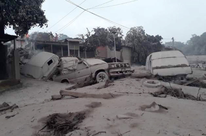 Zona cero de erupción en Guatemala es “inhabitable”