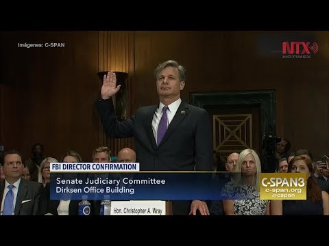 Senado de EUA confirma a Christopher Wray como nuevo director del FBI