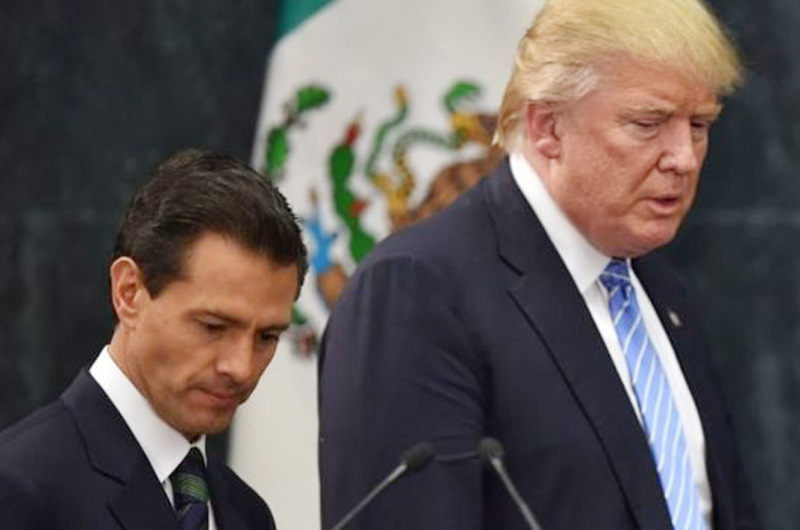 México niega que Peña elogiara política fronteriza de Trump