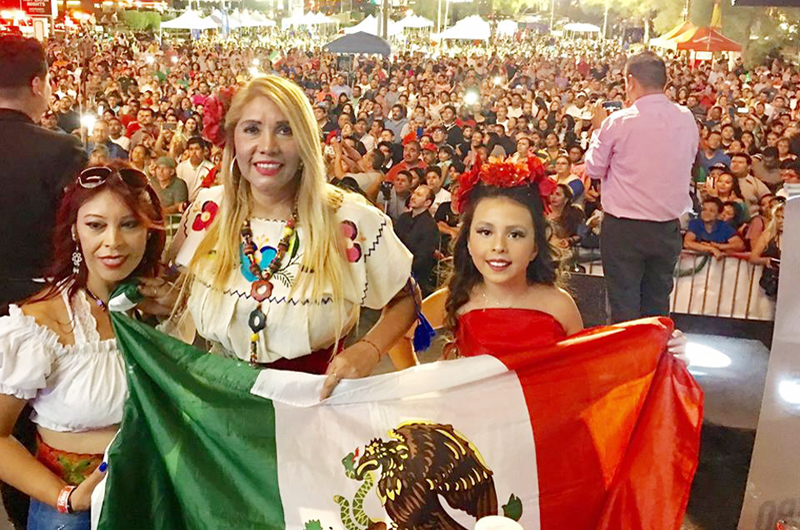 En ceremonia en el casino Texas Station celebraron la Independencia de México