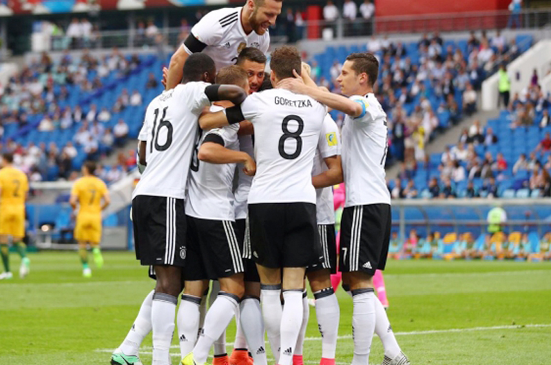 La joven Alemania sufre para vencer a Australia en debut en Copa Confederaciones