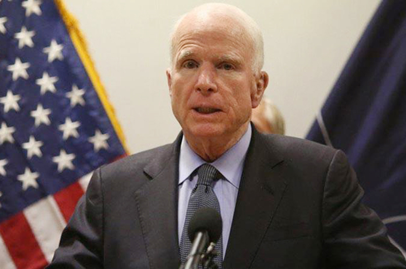 Lamenta senador McCain su fracaso en lograr reforma migratoria en Estados Unidos