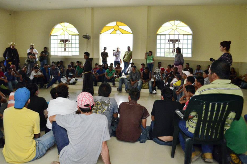 Atienden en Tijuana a centroamericanos del “Viacrucis migrante”