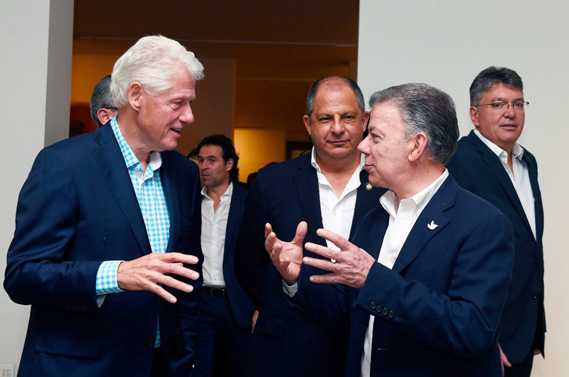 Bill Clinton diserta en Medellín sobre sostenibilidad económica global