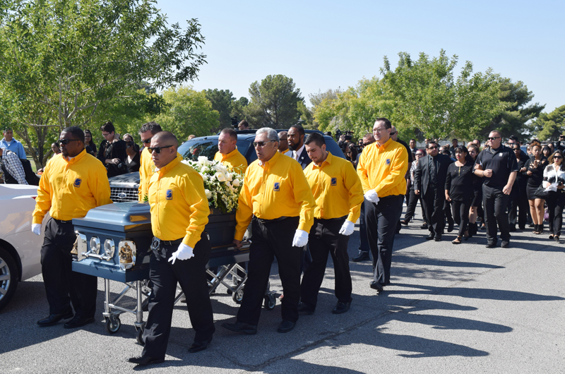 El adiós a un héroe; fue sepultado Erick Silva