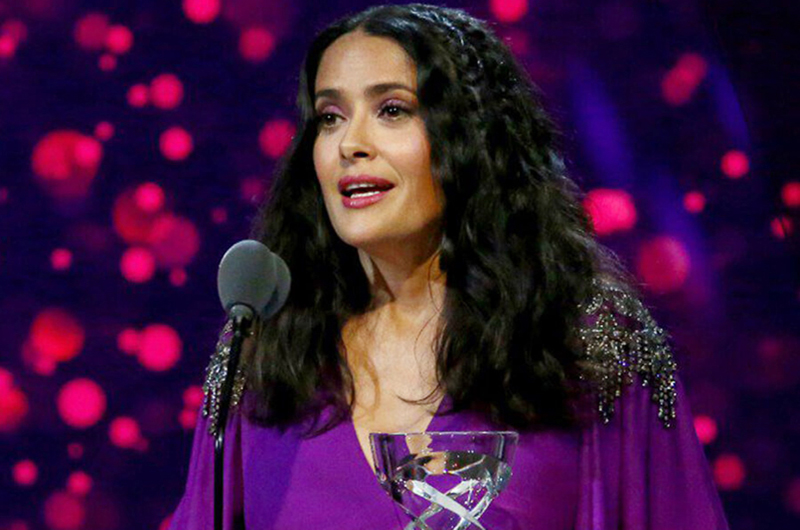 Por labor humanitaria Salma Hayek recibe  reconocimiento de la UNICEF