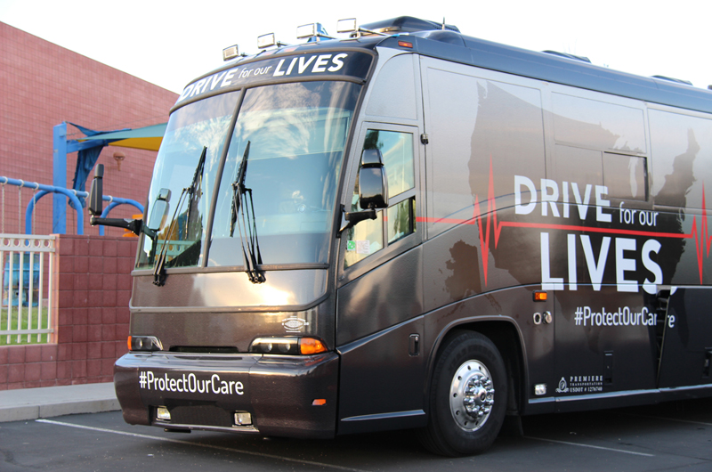 Visitó el autobús  “Save My Care” Las Vegas