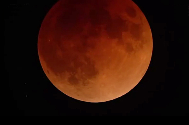 NASA transmitió en vivo la superluna