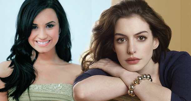 Demi Lovato y Anne Hathaway  se pronuncian a favor de los cuerpos sanos